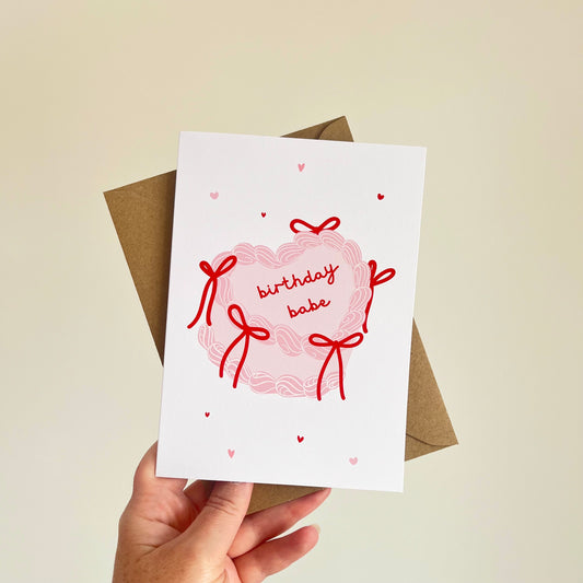 Birthday Babe - Birthday Card