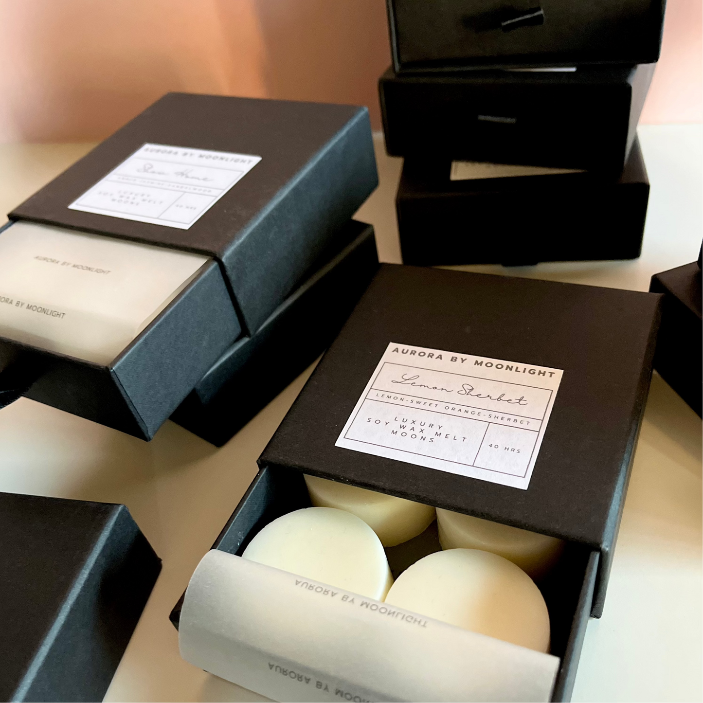 Luxury Wax Melt Moon Boxes