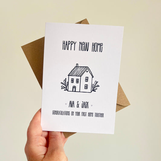 Custom Congratulations - New Home Card