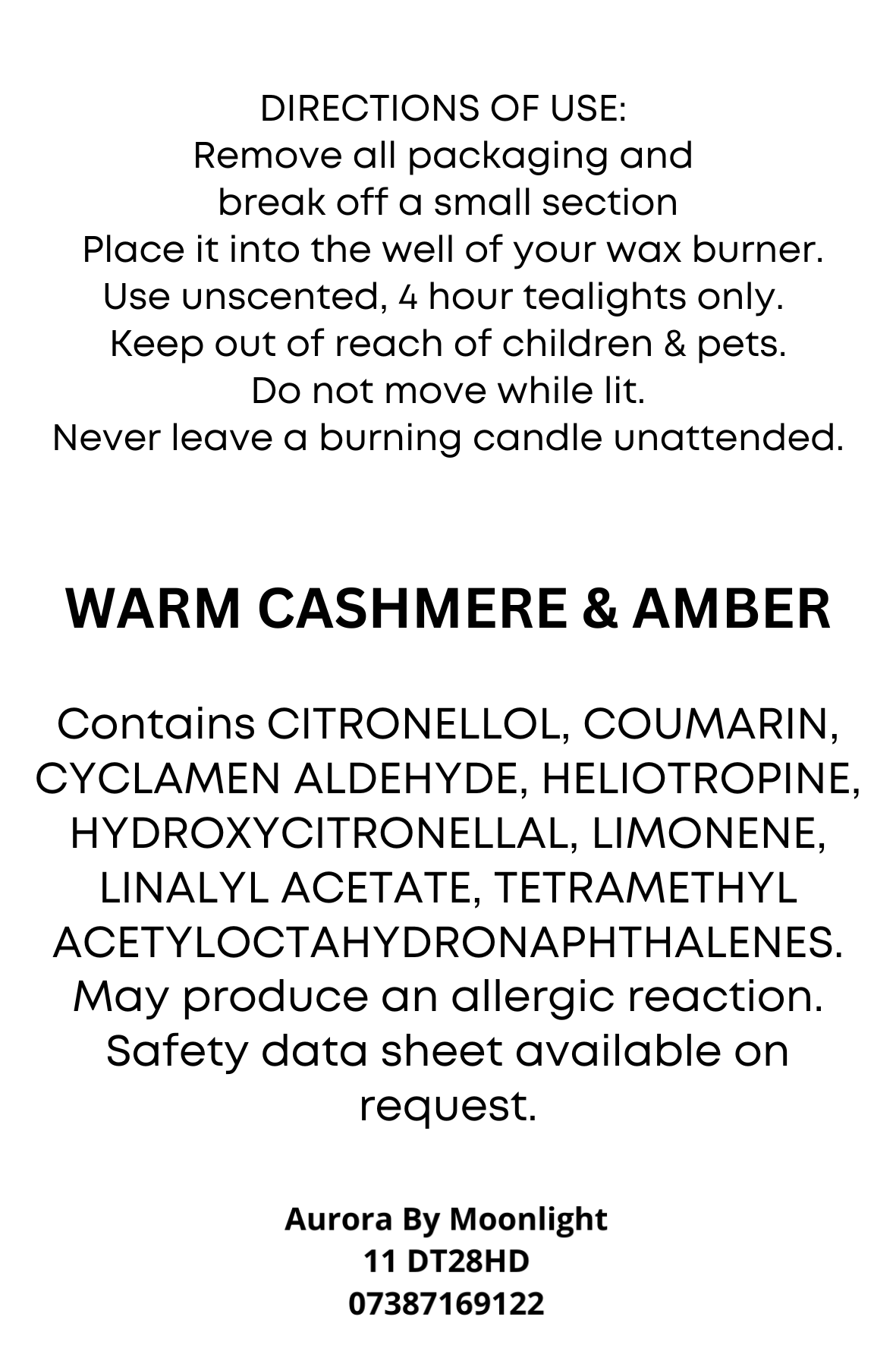 Snap bar - Warm Cashmere & Amber
