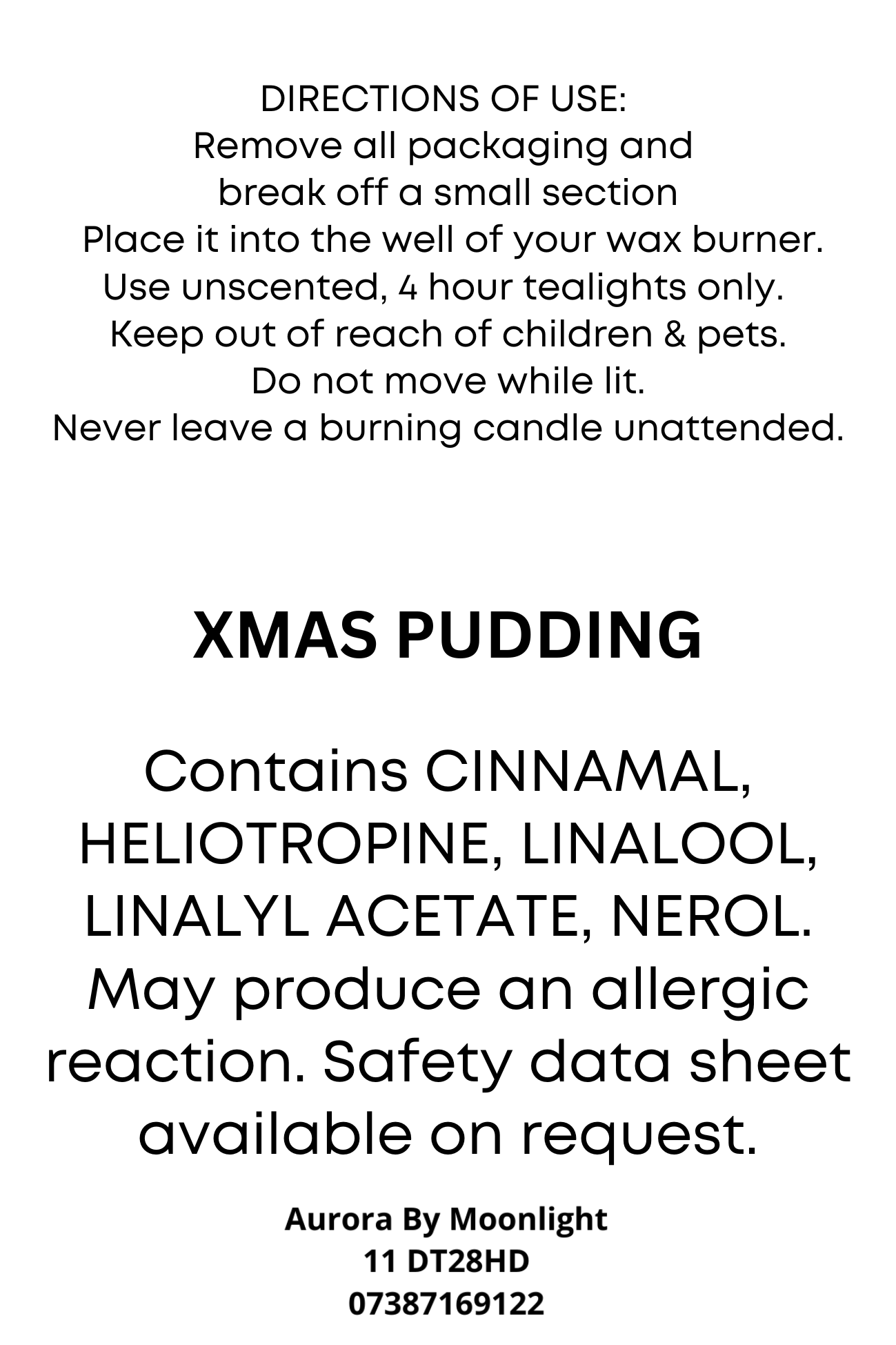 Snap Bar - Xmas Pudding