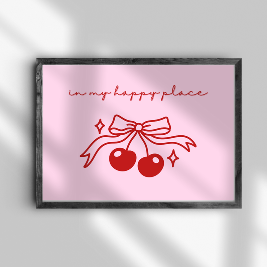 Wall Print - In My Happy Place