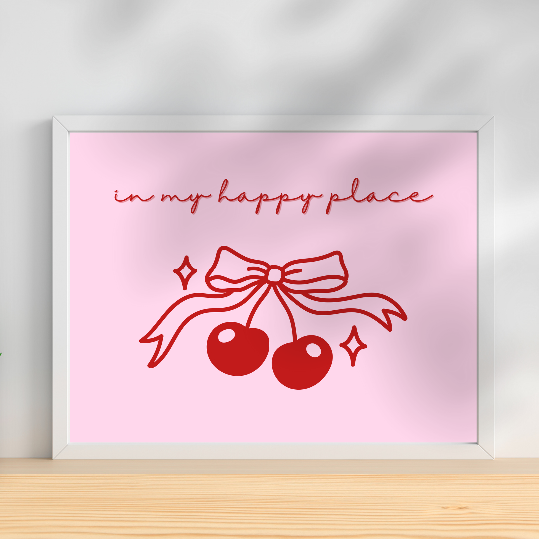 Wall Print - In My Happy Place